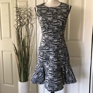 Diane Von Furstenberg Jaelyn Print Ponte Dress 6